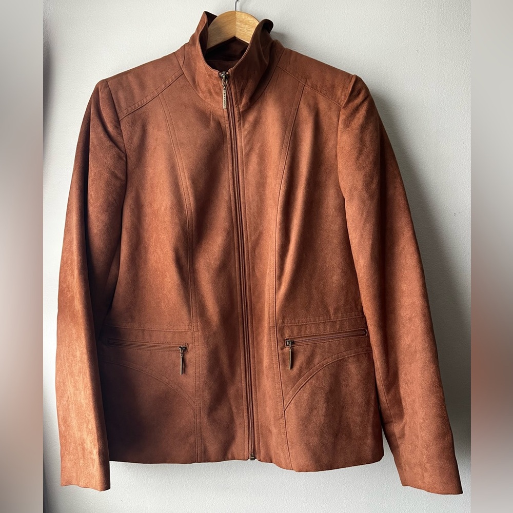 TanJay Brown Suede Women’s Jacket